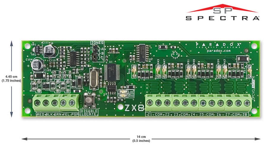 Rsec Machine PA5380 PARADOX 8 ZONE EXPANSION MODEL - RSEC