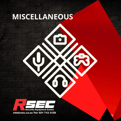 RSEC - Security Equipment Centre - Miscellaneous Security Products