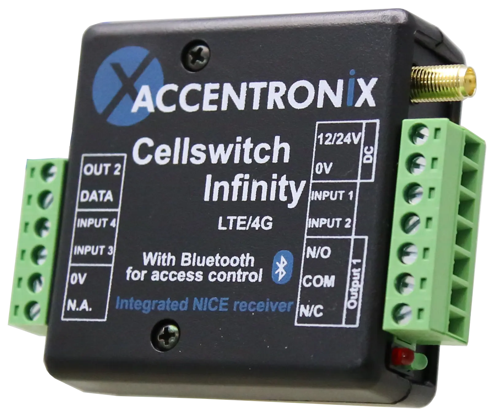 Accentronix CELLSWITCH INFINITY LTE/4G with Bluetooth for Access Control - RSEC - Security Equipment Centre