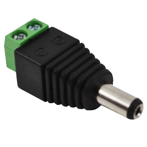 DC Male 12V Power Connector For CCTV Camera - RSEC - Security Equipment Centre
