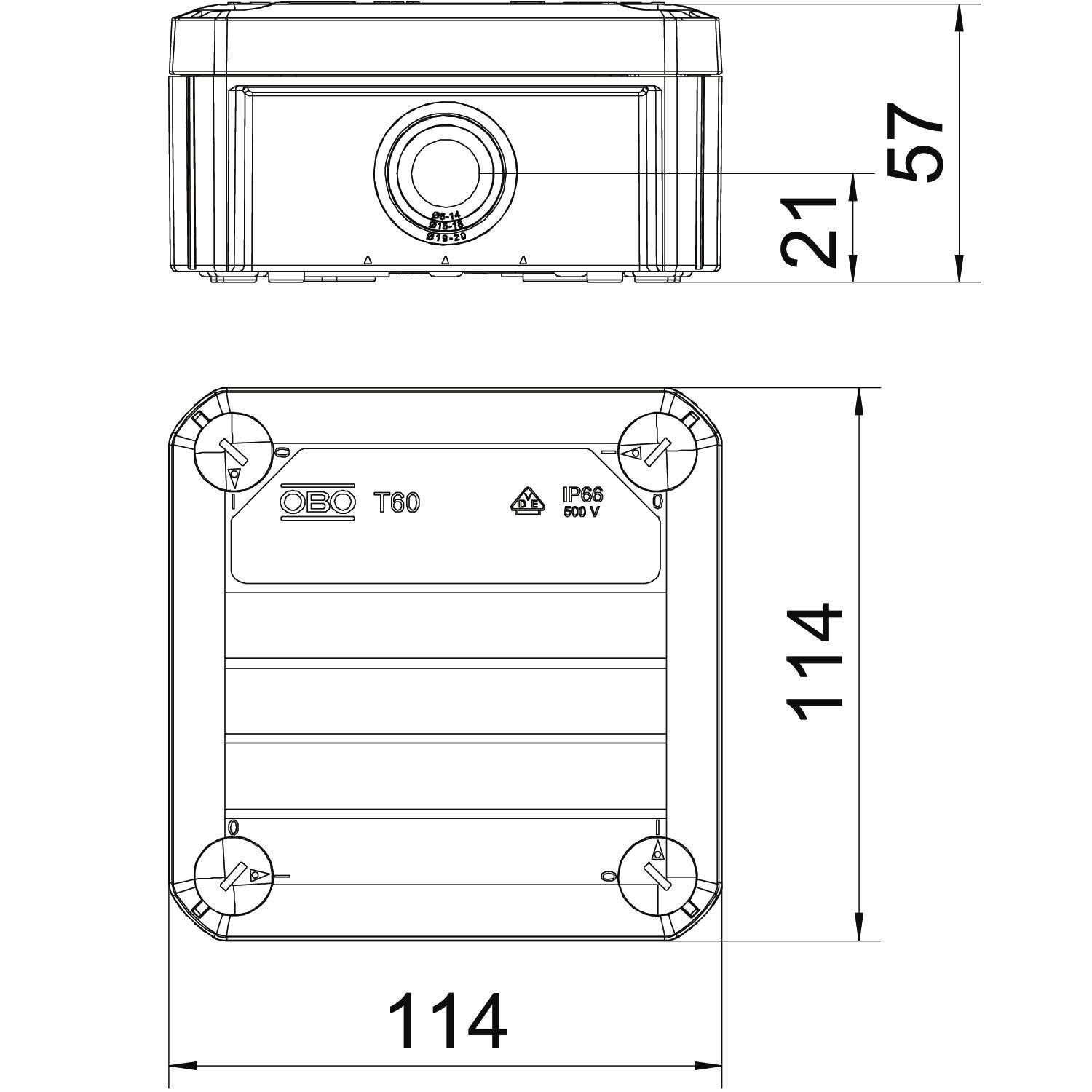 T60 Junction Box Open - RSEC - Security Equipment