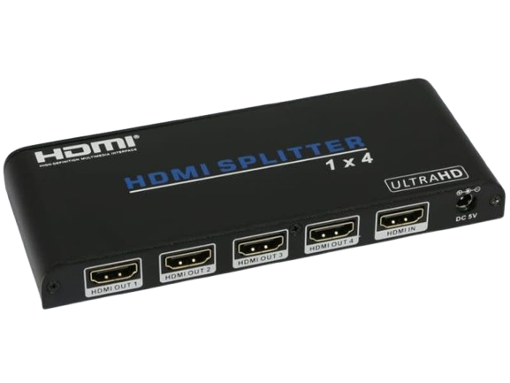 HDCVT 1-4 HDMI 2.0 Splitter with EDID