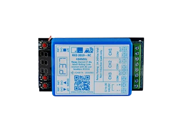 Nice RX3 Blu 434MHz RC Receiver