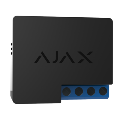 AJAX WallSwitch Black Wireless 220VAC Power Relay 197649-13-BL1