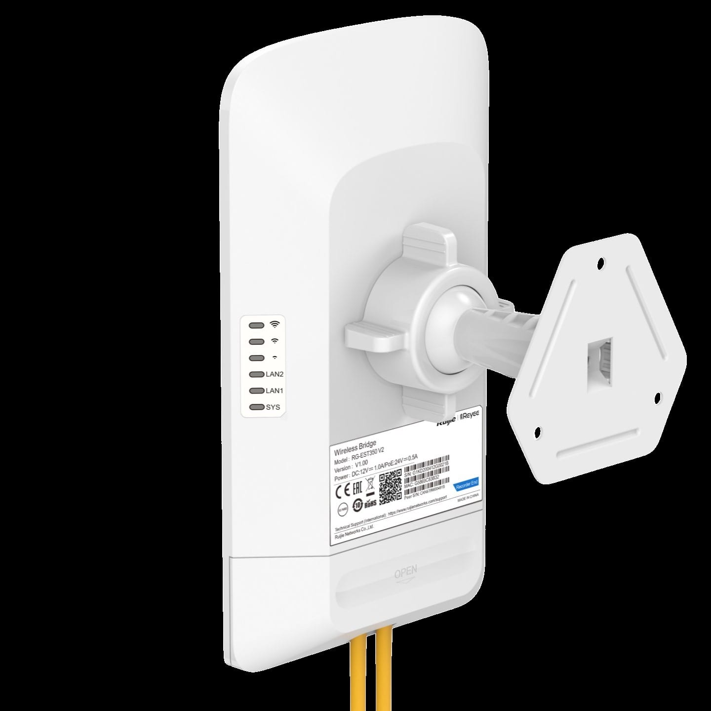 REYEE 5GHz AC 15dBi Outdoor WiFi Bridge (Pair) 5KM