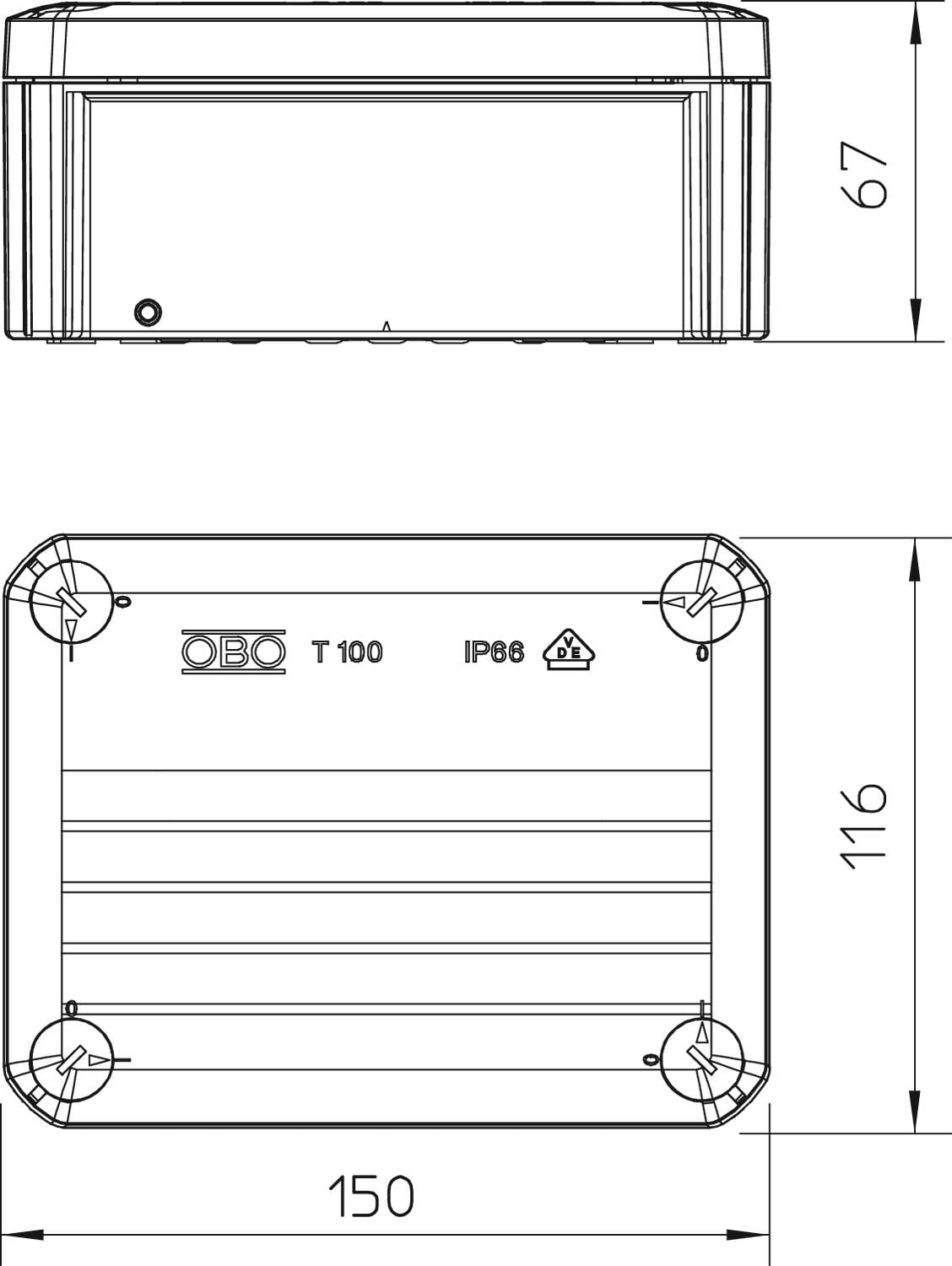 Junction Box T100 Closed