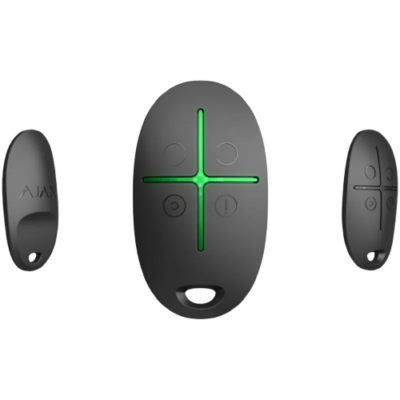 AJAX Space Control Black Wireless Keyfob 1938167-04-BL1 - RSEC - Security Equipment Centre