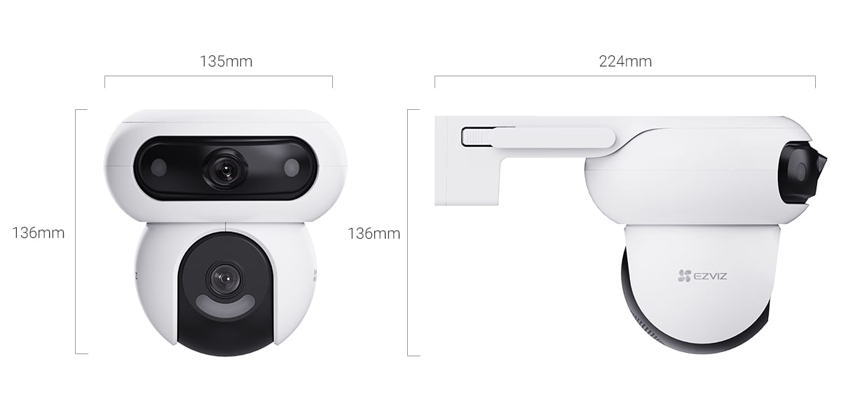 EZVIZ H90 4MP Dual Lens PT WiFi Camera