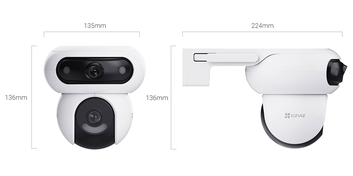 EZVIZ H90 4MP Dual Lens PT WiFi Camera