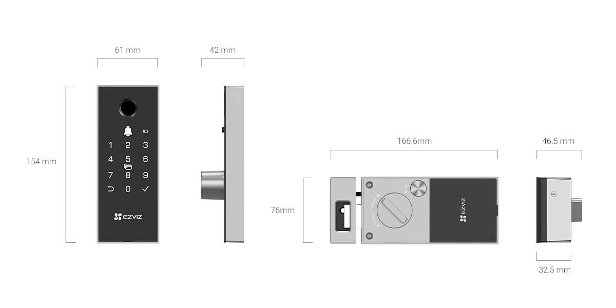 EZVIZ DL03 Pro Smart Edge Lock