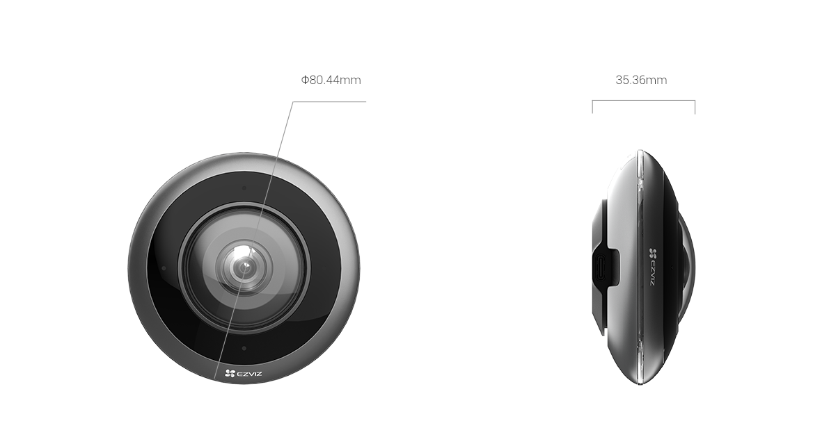 EZVIZ 6MP Panoramic Fisheye WiFi Camera