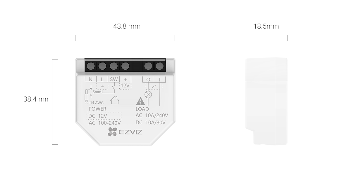EZVIZ T35WD Smart Home Wi‑Fi Relay