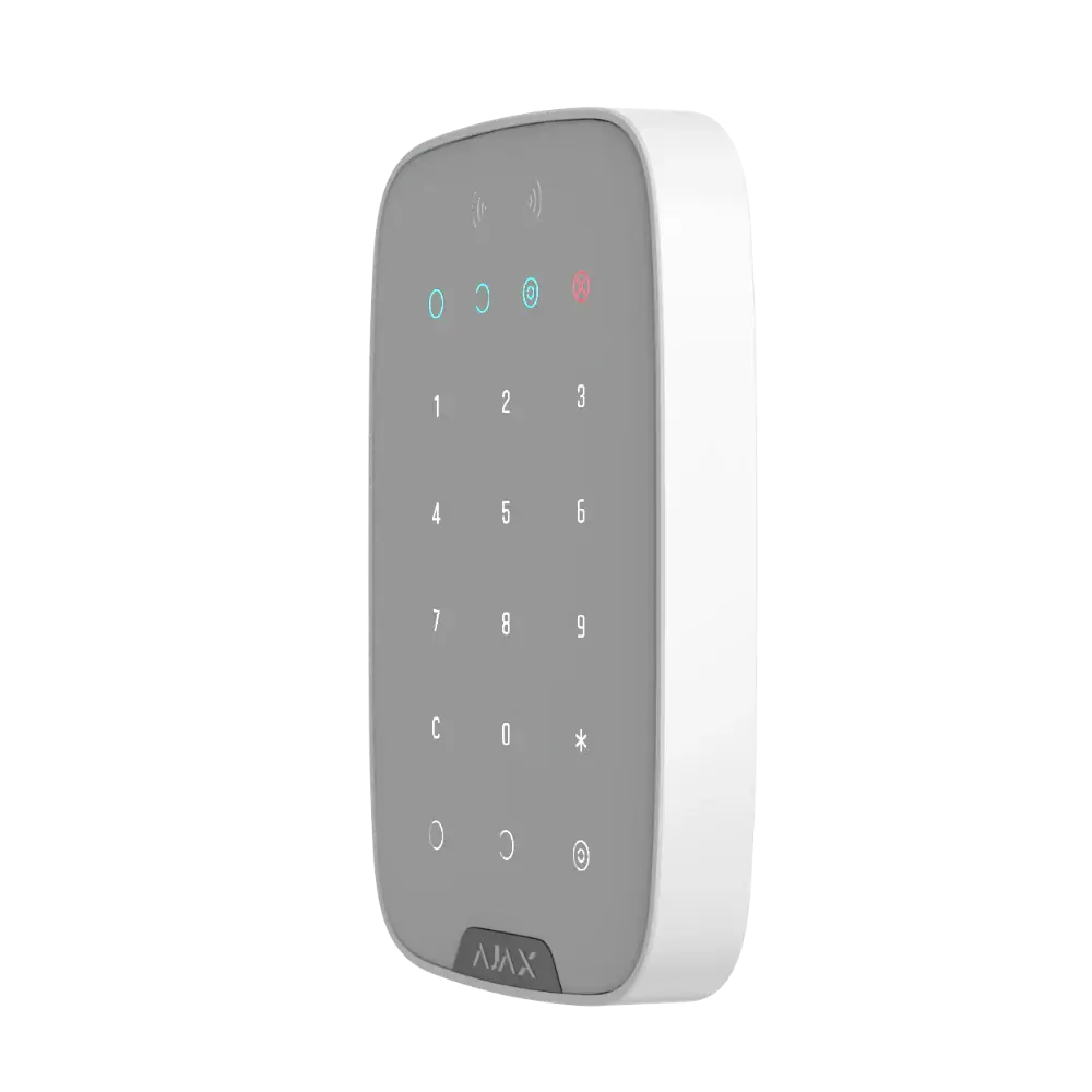 AJAX KeyPad White Two-Way Wireless Keypad (1938249-12-WH1)