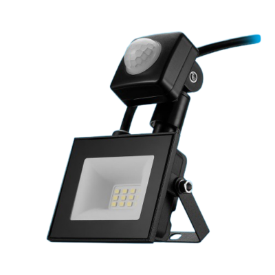 Switched 10W LED Flood Light with Automatic Motion Sensor (SWD-10016-10)