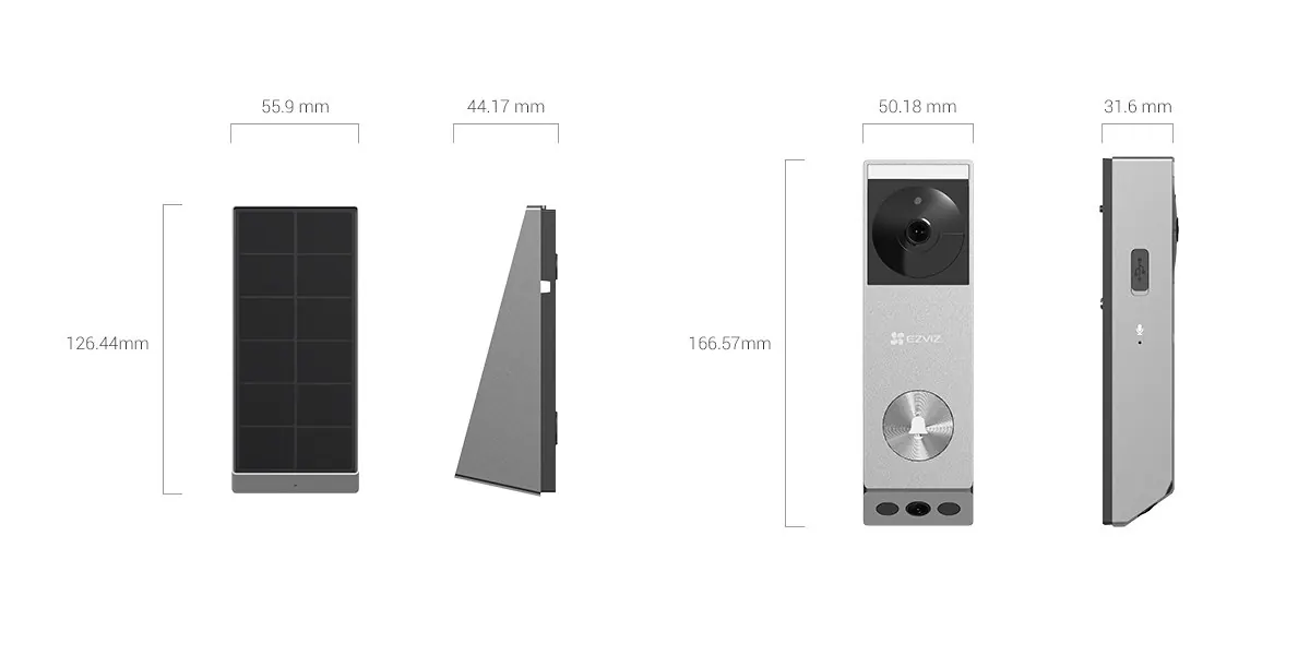 EZVIZ EP3X Pro Doorbell with Dual Cameras