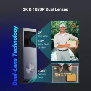 EZVIZ EP3X Pro Doorbell with Dual Cameras